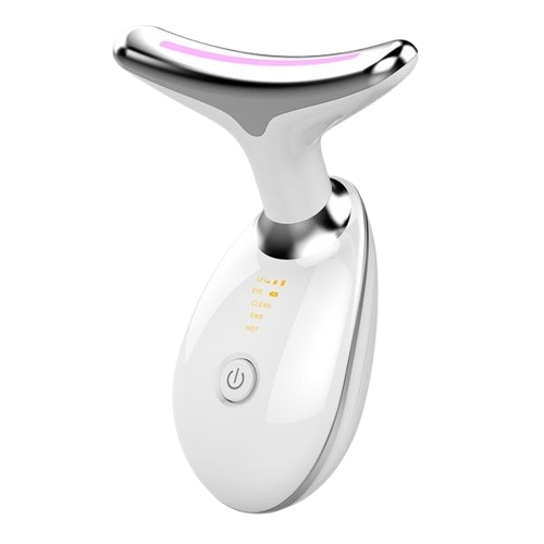 LumiNeck — Masajeador facial y cervical con EMS, LED y calor